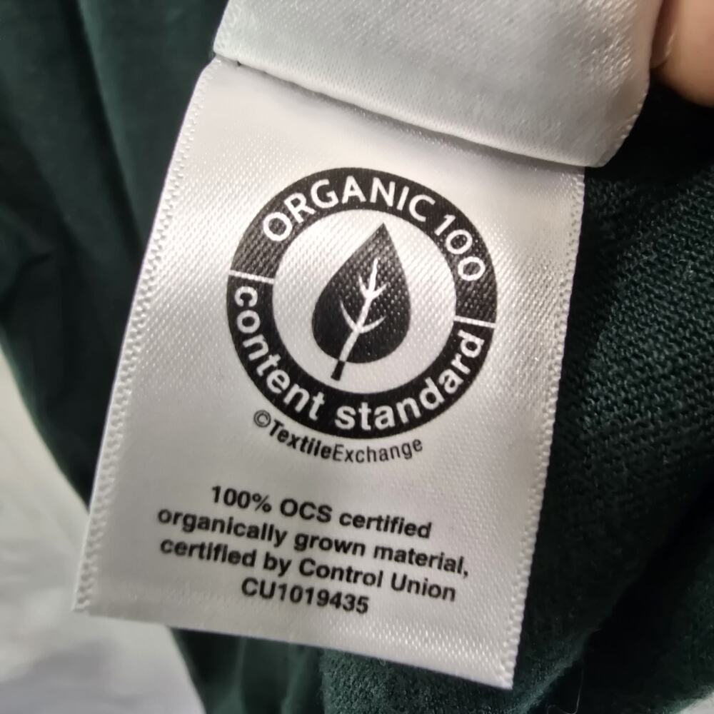 Everlane T Shirt Mens Medium Green Short Sleeve Crew Organic Cotton Premium - Picture 10 of 12